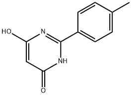 6-HYDROXY-2-(4-METHYLPHENYL)-4(3H)-PYRIMIDINONE 结构式