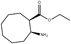 Cyclooctanecarboxylic acid, 2-amino-, ethyl ester, (1R,2S)- (9CI) 结构式