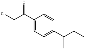 Ethanone, 2-chloro-1-[4-(1-methylpropyl)phenyl]- (9CI) 结构式