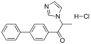 2-imidazol-1-yl-1-(4-phenylphenyl)propan-1-one hydrochloride 结构式