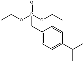 (4-异丙基苄基)膦酸二乙酯 结构式