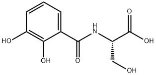 二羟基苯甲酰基)-L-丝氨酸,N-(2,3- 结构式