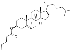 胆固醇正戊酸酯 结构式