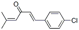 (1E)-1-(4-chlorophenyl)-5-methyl-hexa-1,4-dien-3-one 结构式