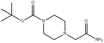 2-(4-BOC-哌嗪-1-基)-乙酰胺 结构式