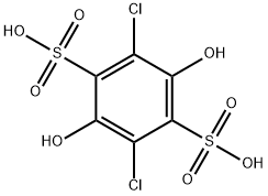 1,4-Benzenedisulfonic acid, 2,5-dichloro-3,6-dihydroxy- 结构式