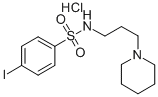 4-IODO-N-(3-PIPERIDIN-1-YL-PROPYL)-BENZENESULFONAMIDE HYDROCHLORIDE 结构式