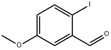 2-碘-5-甲氧基苯甲醛 结构式