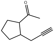 Ethanone, 1-[2-(2-propynyl)cyclopentyl]- (9CI) 结构式