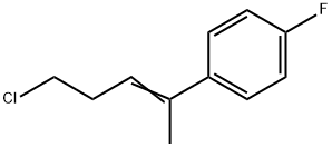 1-(4-chloro-1-methyl-1-butenyl)-4-fluorobenzene 结构式