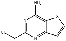 Thieno[3,2-d]pyrimidin-4-amine, 2-(chloromethyl)- (9CI) 结构式