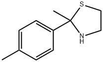 2-Methyl-2-(p-tolyl)thiazolidine 结构式