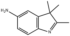 5-氨基-2,3,3-三甲基-3H-吲哚 结构式