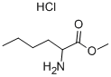 DL-己氨酸甲酯盐酸盐 结构式