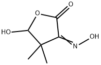 2,3-Furandione, dihydro-5-hydroxy-4,4-dimethyl-, 3-oxime (9CI) 结构式