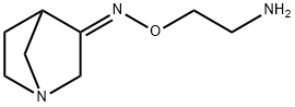 1-Azabicyclo[2.2.1]heptan-3-one,O-(2-aminoethyl)oxime,(Z)-(9CI) 结构式