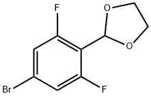2-(4-BROMO-2,6-DIFLUOROPHENYL)-1,3-DIOXOLANE 结构式