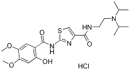 盐酸阿考替胺三水合物 结构式