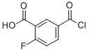 Benzoic acid, 5-(chlorocarbonyl)-2-fluoro- (9CI) 结构式