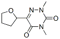 1,2,4-Triazine-3,5(2H,4H)-dione, 2,4-dimethyl-6-(tetrahydro-2-furanyl)- (9CI) 结构式