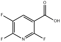 2,5,6-三氟烟酸 结构式