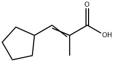 (E)-3-CYCLOPENTYL-2-METHYLACRYLIC ACID 结构式