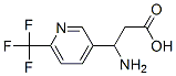 3-AMINO-3-(6-TRIFLUOROMETHYL-PYRIDIN-3-YL)-PROPIONIC ACID 结构式