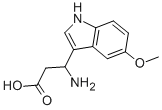 3-AMINO-3-(5-METHOXY-INDOL-3-YL)-PROPIONIC ACID 结构式