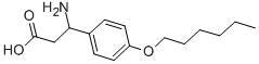 3-AMINO-3-(4-HEXYLOXY-PHENYL)-PROPIONIC ACID 结构式