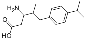 3-AMINO-4-(4-ISOPROPYL-BENZYL)-PENTANOIC ACID 结构式