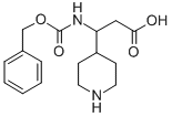 3-Amino-3-(1-((benzyloxy)carbonyl)piperidin-4-yl)propanoic acid