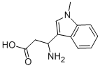 3-AMINO-3-(1-METHYL-INDOL-3-YL)-PROPIONIC ACID 结构式