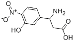 3-AMINO-3-(3-HYDROXY-4-NITRO-PHENYL)-PROPIONIC ACID 结构式