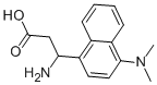 3-AMINO-3-(4-DIMETHYLAMINO-NAPHTHALEN-1-YL)-PROPIONIC ACID 结构式