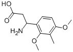 3-AMINO-3-(2,4-METHOXY-3-METHYL-PHENYL)-PROPIONIC ACID 结构式