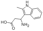 3-AMINO-3-(2-METHYL-INDOL-3-YL)-PROPIONIC ACID 结构式