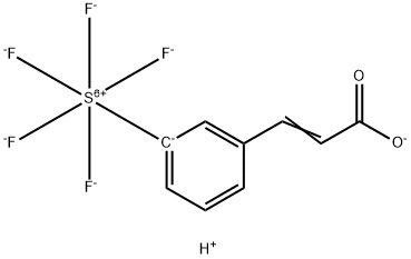 3-(Pentafluorosulfur)cinnamic acid 结构式