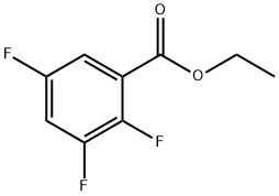 乙基2-(2,3,5-三氟苯基)-乙酸酯 结构式