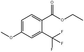 ethyl 2-(trifluoromethyl)-4-methoxybenzoate 结构式