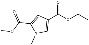 1H-Pyrrole-2,4-dicarboxylicacid,1-methyl-,4-ethyl2-methylester(9CI) 结构式