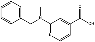 2-(苄基(甲基)氨基)异烟酸 结构式