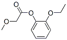 Acetic acid, methoxy-, 2-ethoxyphenyl ester (9CI) 结构式