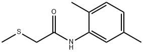 Acetamide, N-(2,5-dimethylphenyl)-2-(methylthio)- (9CI) 结构式