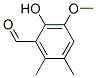 2-Hydroxy-3-methoxy-5,6-dimethylbenzaldehyde 结构式