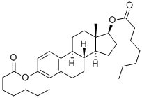 estra-1,3,5(10)-triene-3,17beta-diol diheptanoate 结构式