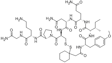 (D(CH2)51,TYR(ME)2,ORN8)-OXYTOCIN 结构式