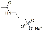 sodium 3-(acetylamino)propanesulphonate 结构式