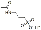 lithium 3-(acetylamino)propanesulphonate 结构式