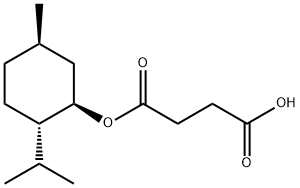 琥珀酸单薄荷酯 结构式