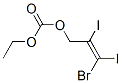 1-BROMO-3-ETHOXYCARBONYLOXY-1-2-DIIODO-1-PROPENE 结构式